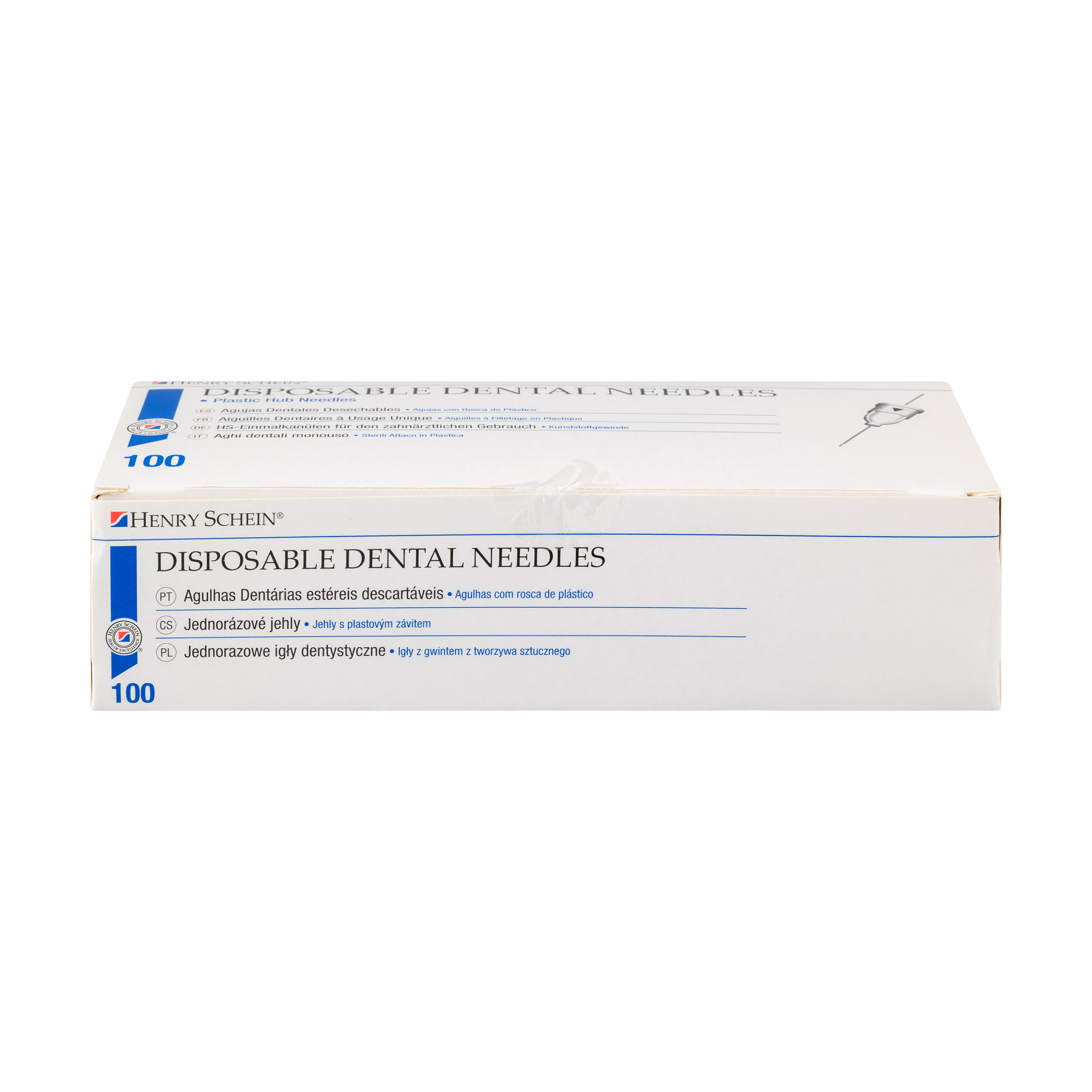 HS Needles Plastic Hub Disposable 27G Long 100pk