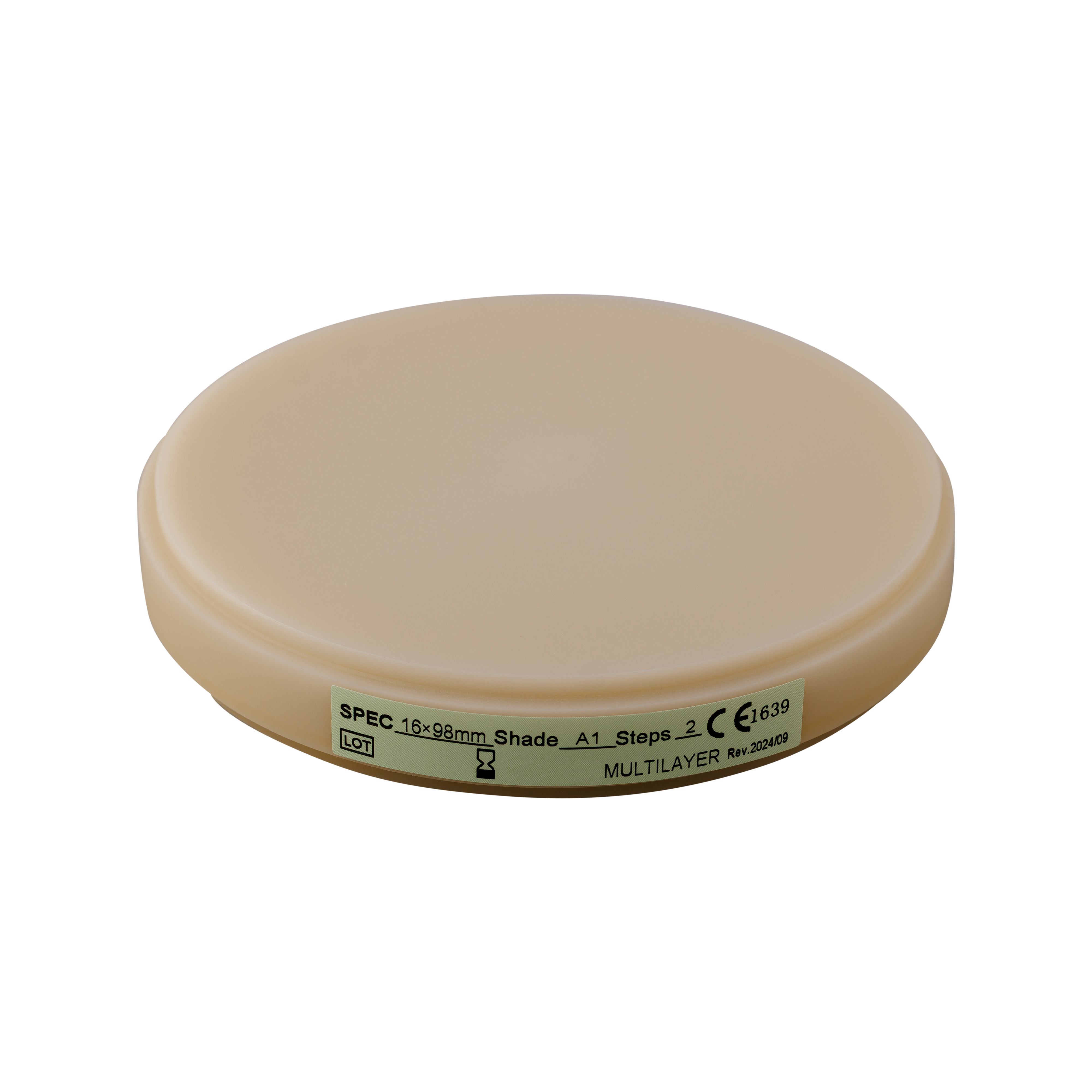 Zirlux PMMA Multilayer Disc 16 x 98mm A1