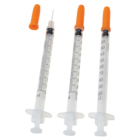 HS Disposable Insulin Syringe U100 30G x 1/2" 1ml 100pk