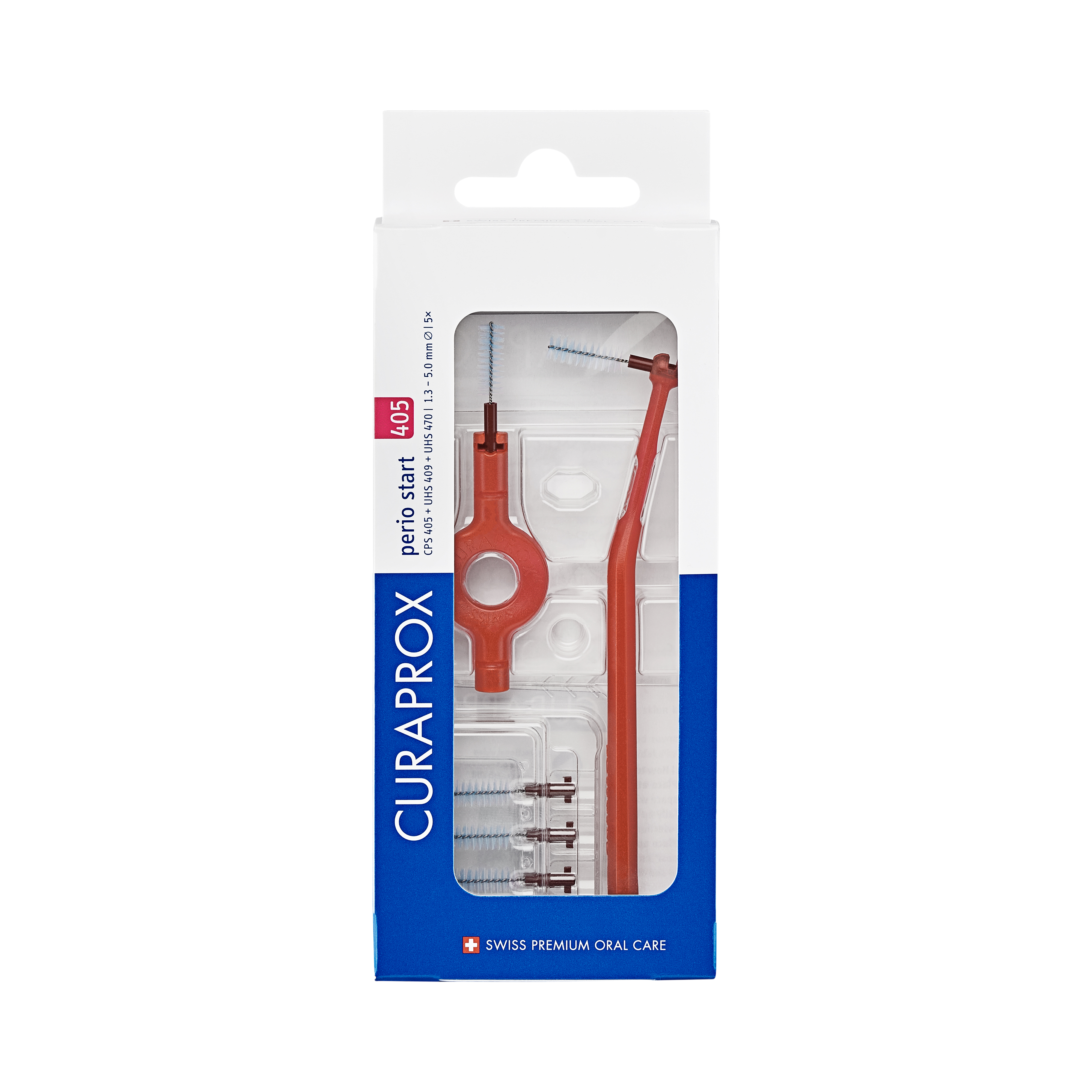 Curaprox Perio Interdental Brush Start Kit CPS 405 Cherry Red 1.3-5mm