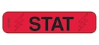 Label STAT Red/Black 1-5/8x3/8" 1000/Pk
