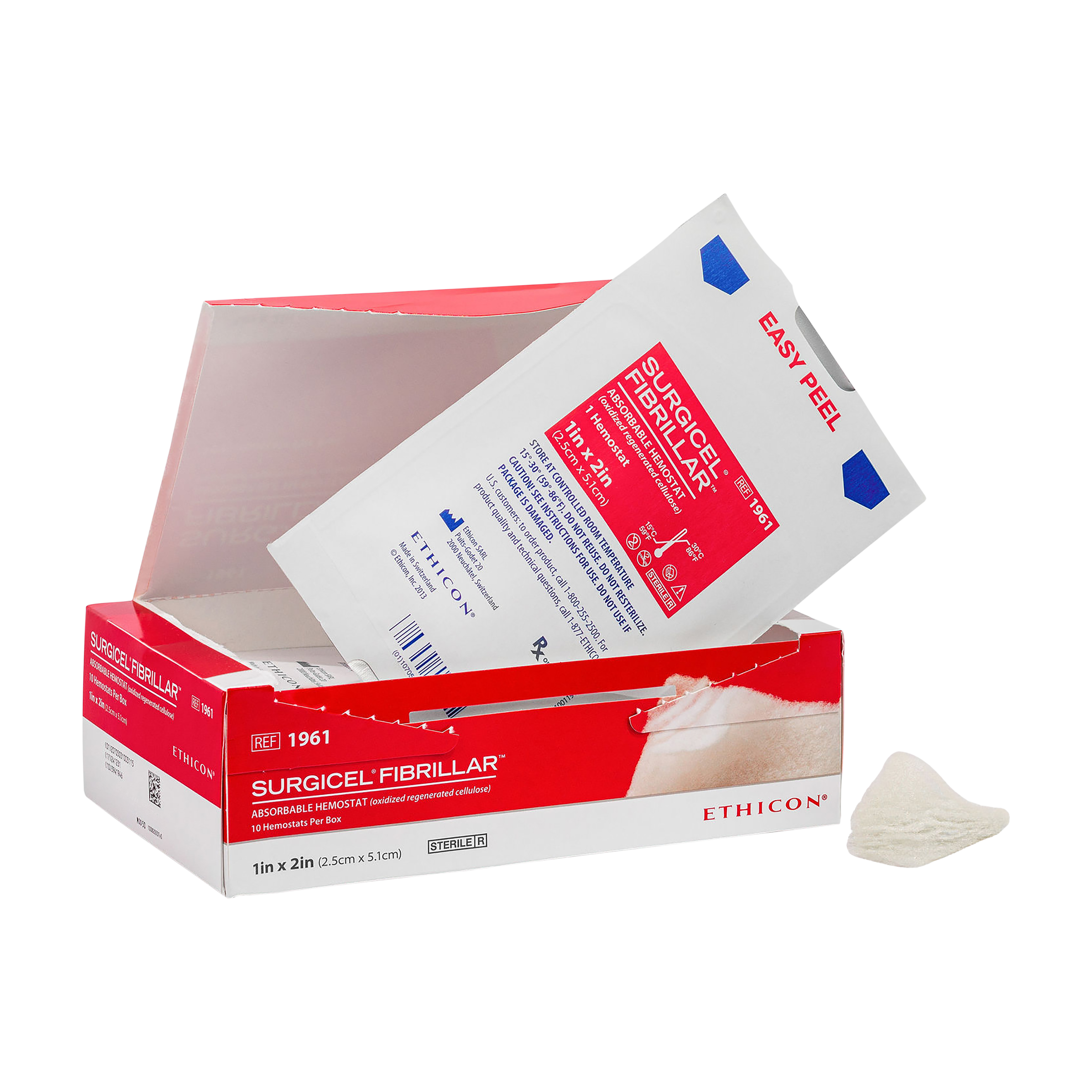 Surgicel Fibrillar 25 x 51cm 10pk
