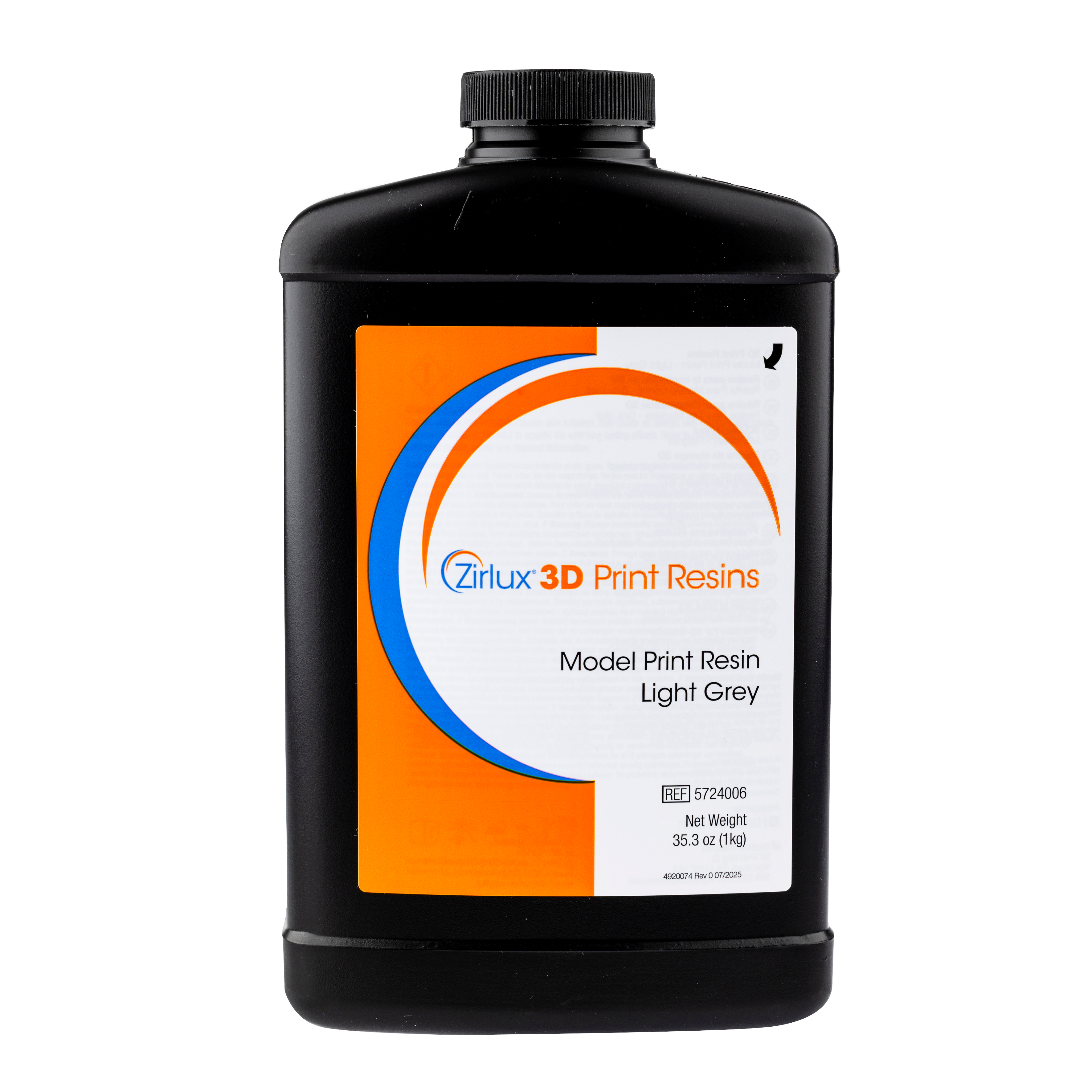 Zirlux Model Print Resin Light Grey 1kg