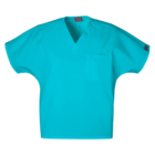 Cherokee Scrub Shirt Medium Turquoise Ea
