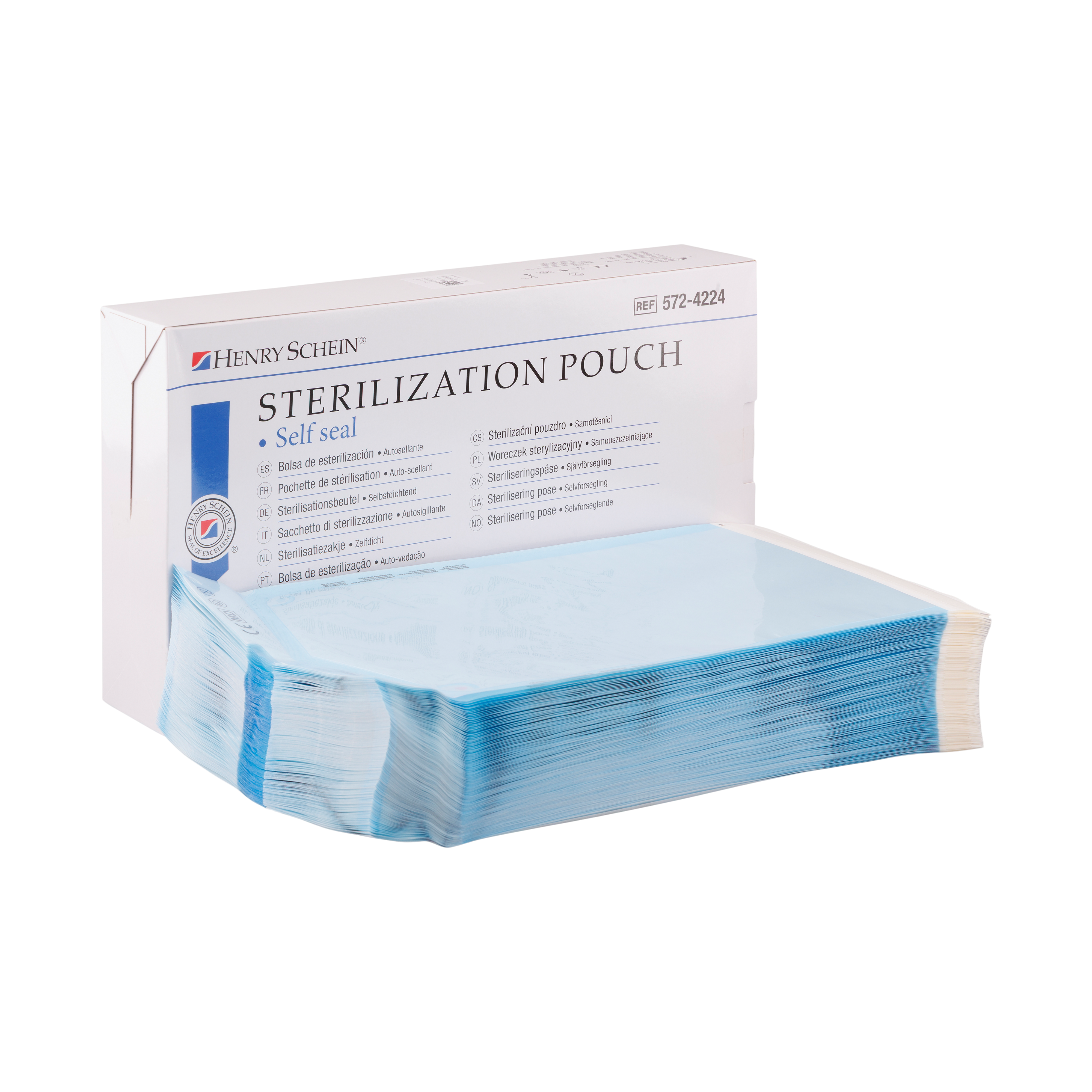 HS Selfseal Sterilisation Pouch 190 x 356mm 200pk