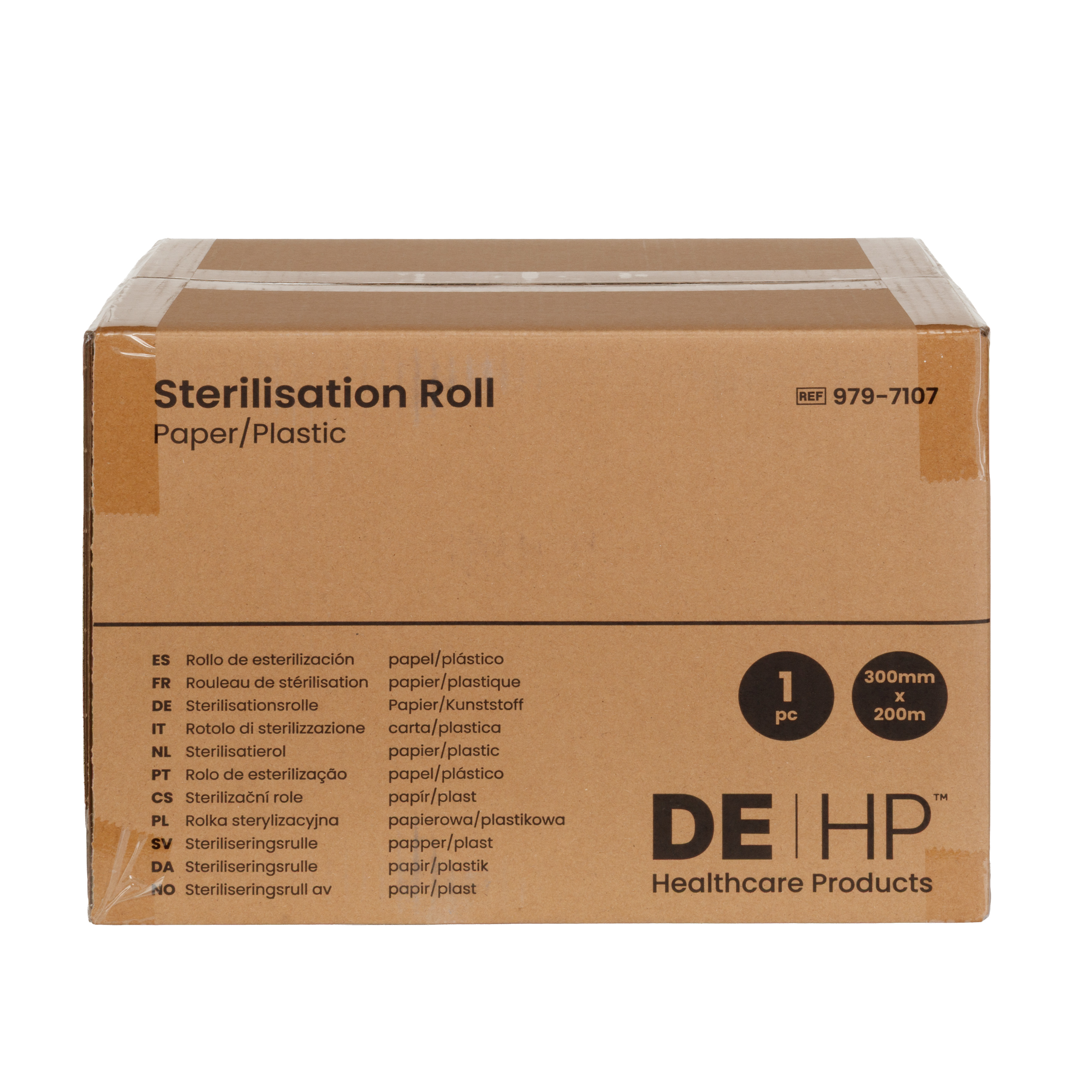 DEHP Sterilisation Roll 200m x 300mm