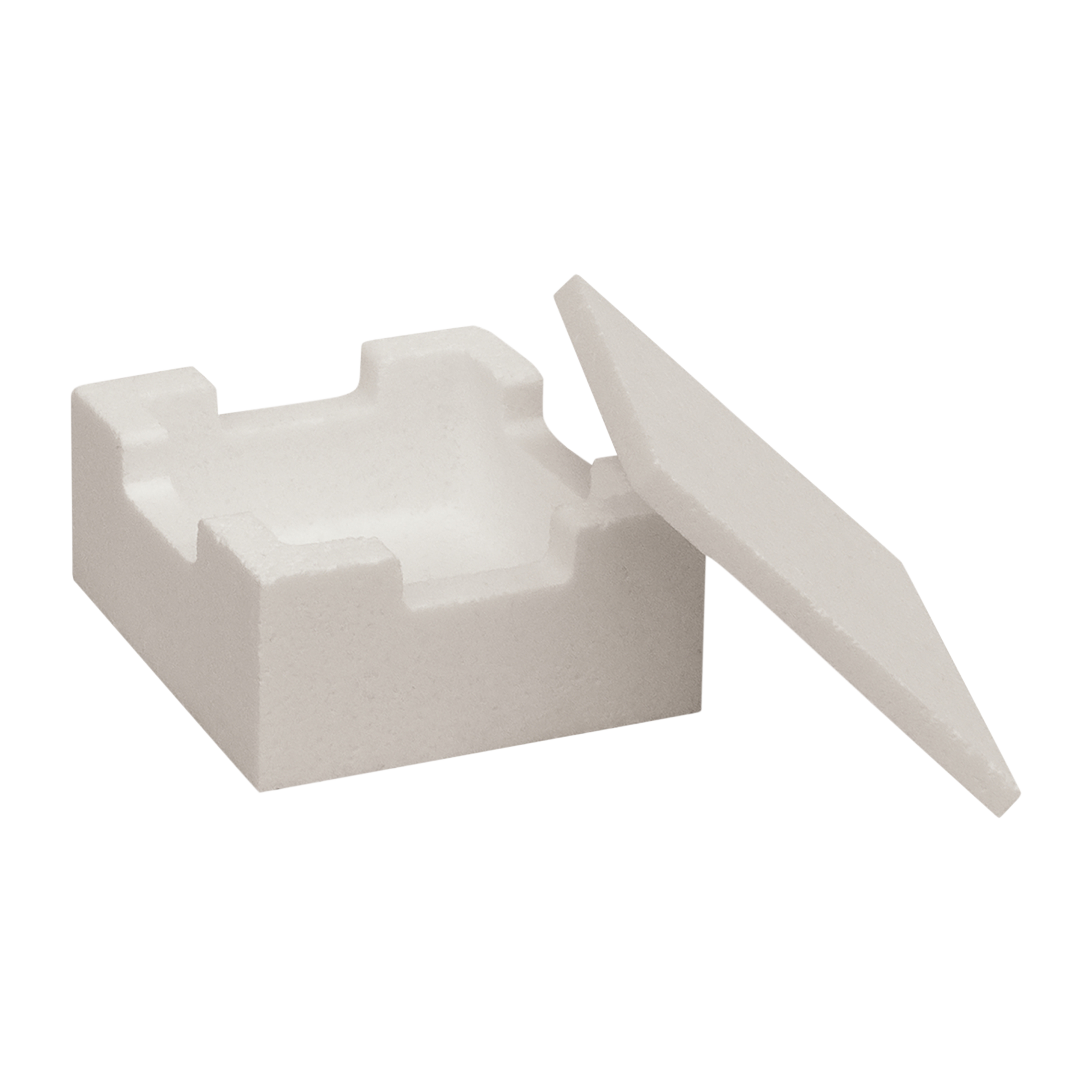 Charge Saggar with Ventilation Openings 110 x 75 x 30mm