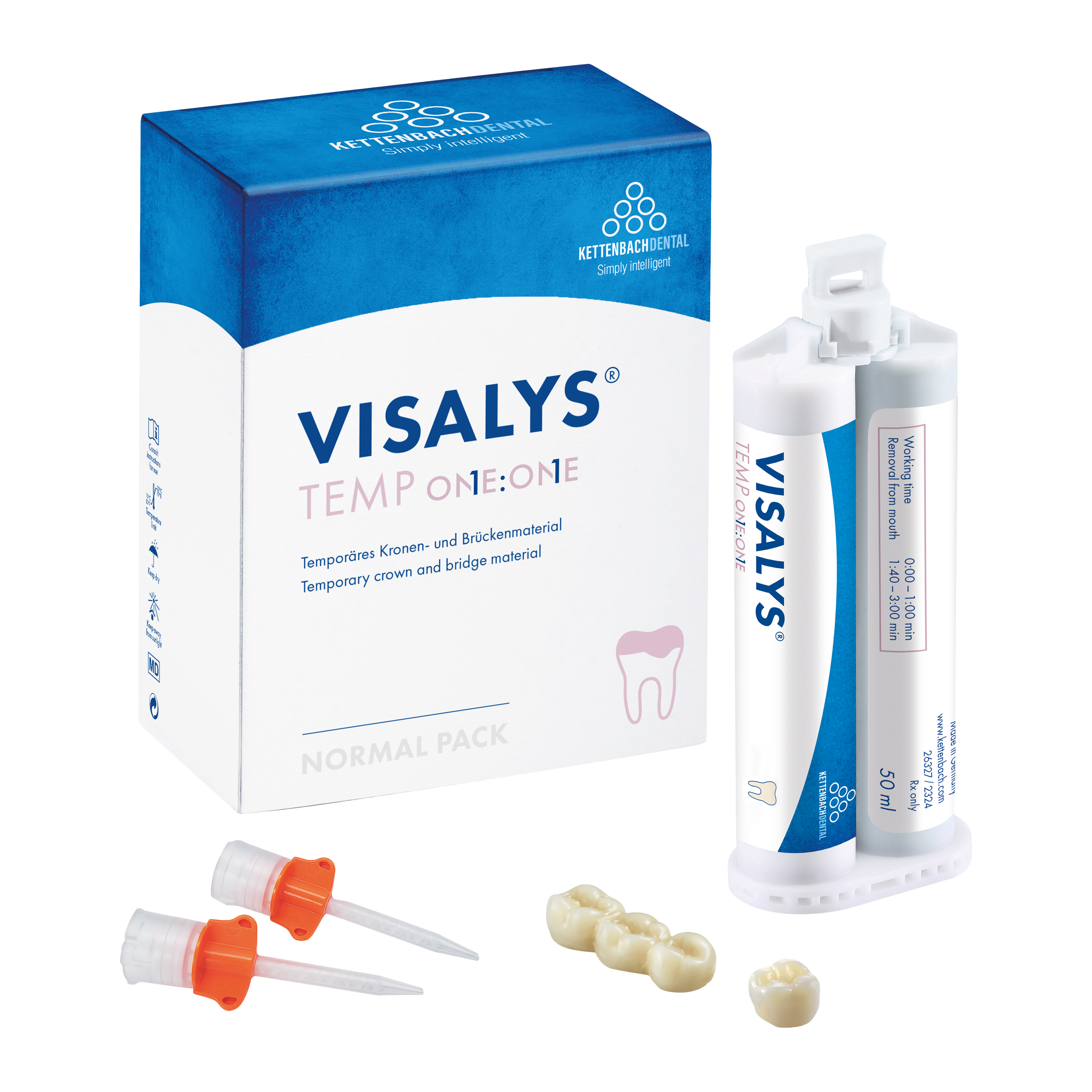 Visalys Temp One:One Medium A2-A3 Sample Pack FOC