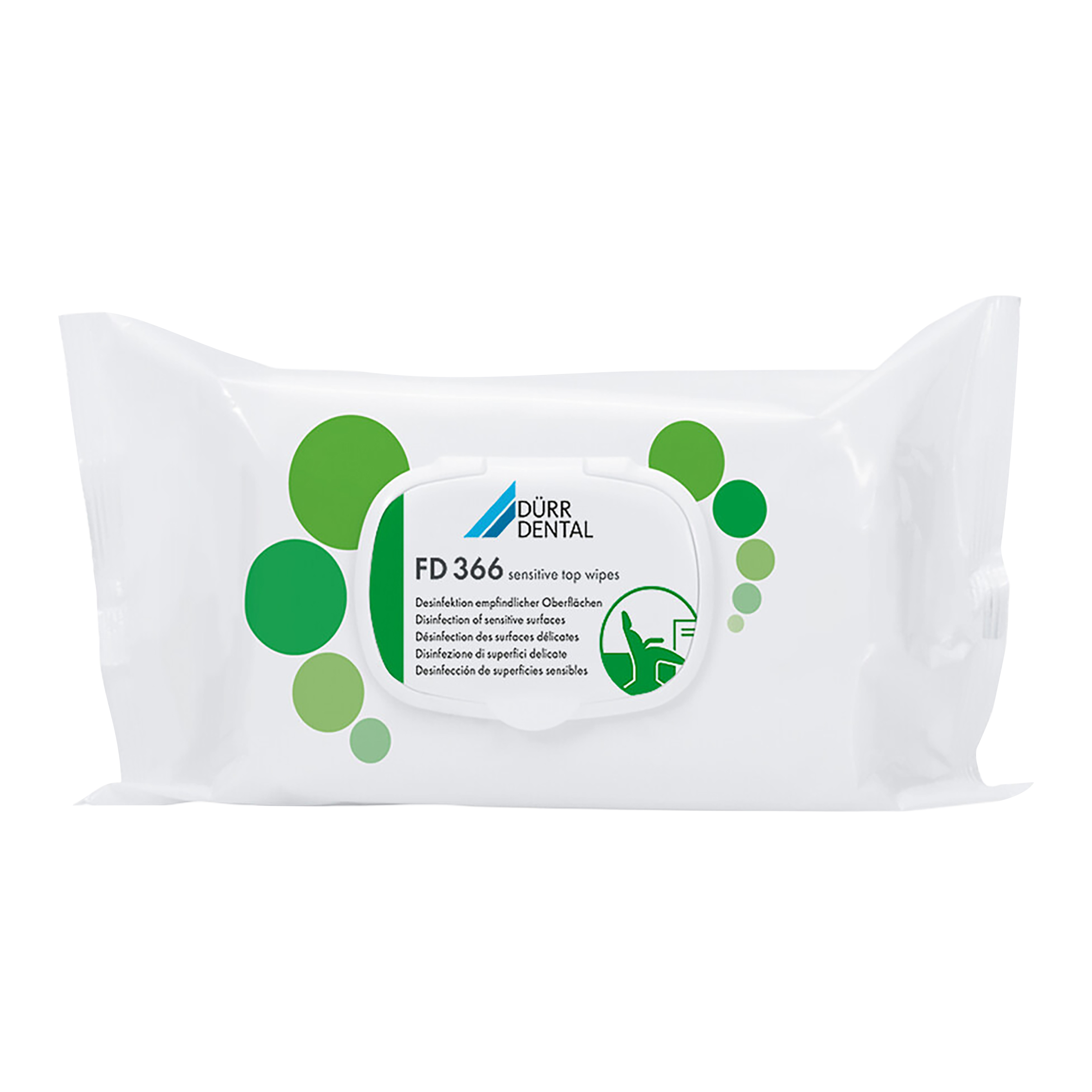 FD 366 Top Wipes Sensitive Surface Disinfectant Wipes 50pk