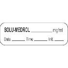 Anesthesia Label DTI Solu-Medrol mg/mL White 1-1/2x1/2" 1000/Rl