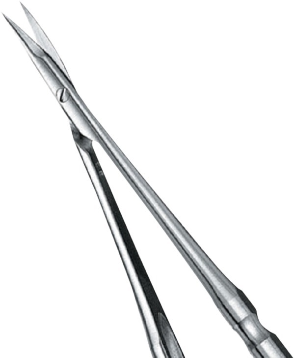 Schaar micro-chirurgie Castroviejo gebogen - SPV, gebogen - 18 cm