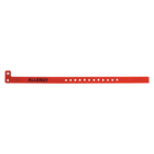 ClearImage Alert Wristband Vinyl Candy Apple Adult / Pediatric 500/Bx