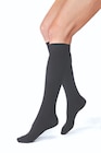 Relief Compression Stocking Knee High Large Black