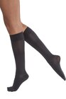 Opaque Compression Stocking Knee High/Full Calf XL Classic Black