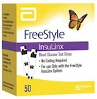 FreeStyle Insulinx Blood Glucose Test Strip CLIA Waived 12/Ca