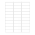 Labels Chart Lar Portrait Wht 2-5/8x1" 1000/Ca 1000/Ca