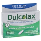 Dulcolax Stool Softener Suppository 10mg 8/Bx
