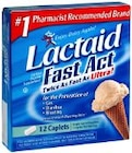 Lactaid Fast-Acting Dairy Aid Caplets 12/Bx