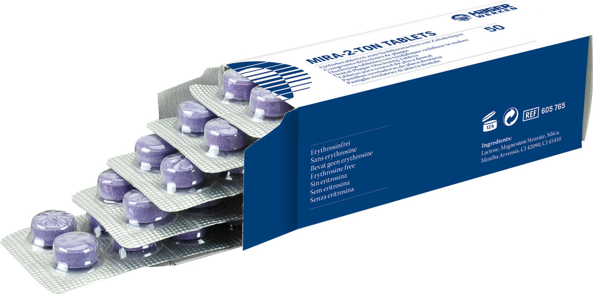 Mira-2-Tone tabletten - Verpakking, 50 stuks
