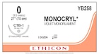 Monocryl Suture 0 27" Poliglecaprone 25 Monofilament CTB-1 Violet 12/Bx