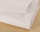 Fitted Sheet White Cotton/Polyester 30x80"