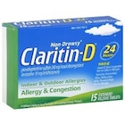 Claritin-D Allergy Oral Tablets 10/240mg 15/Bx