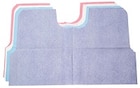 Exam Cape 30 in x 21 in White Tissue / Poly / Tissue Disposable 100/Ca