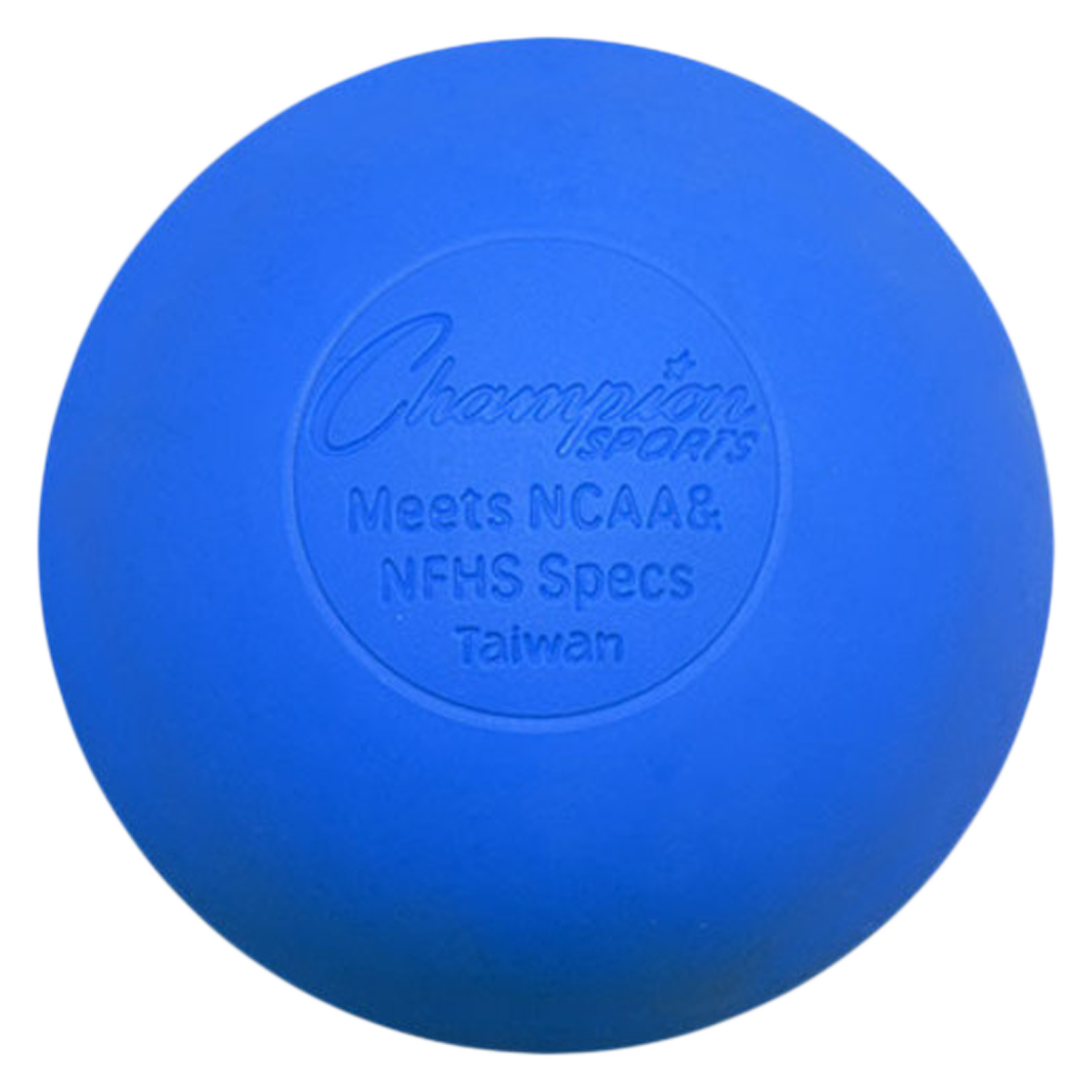 Lacrosse Ball Hard Rubber 2.5" Blue