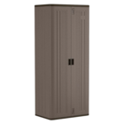 Commercial Storage Cabinet 2 Door Resin Platinum/Slate Ea