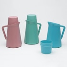 Pitcher 9oz Cup Lid Blue 12/Ca
