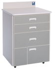 Mobile Treatment Cabinet Custom Laminate European Construction Ea