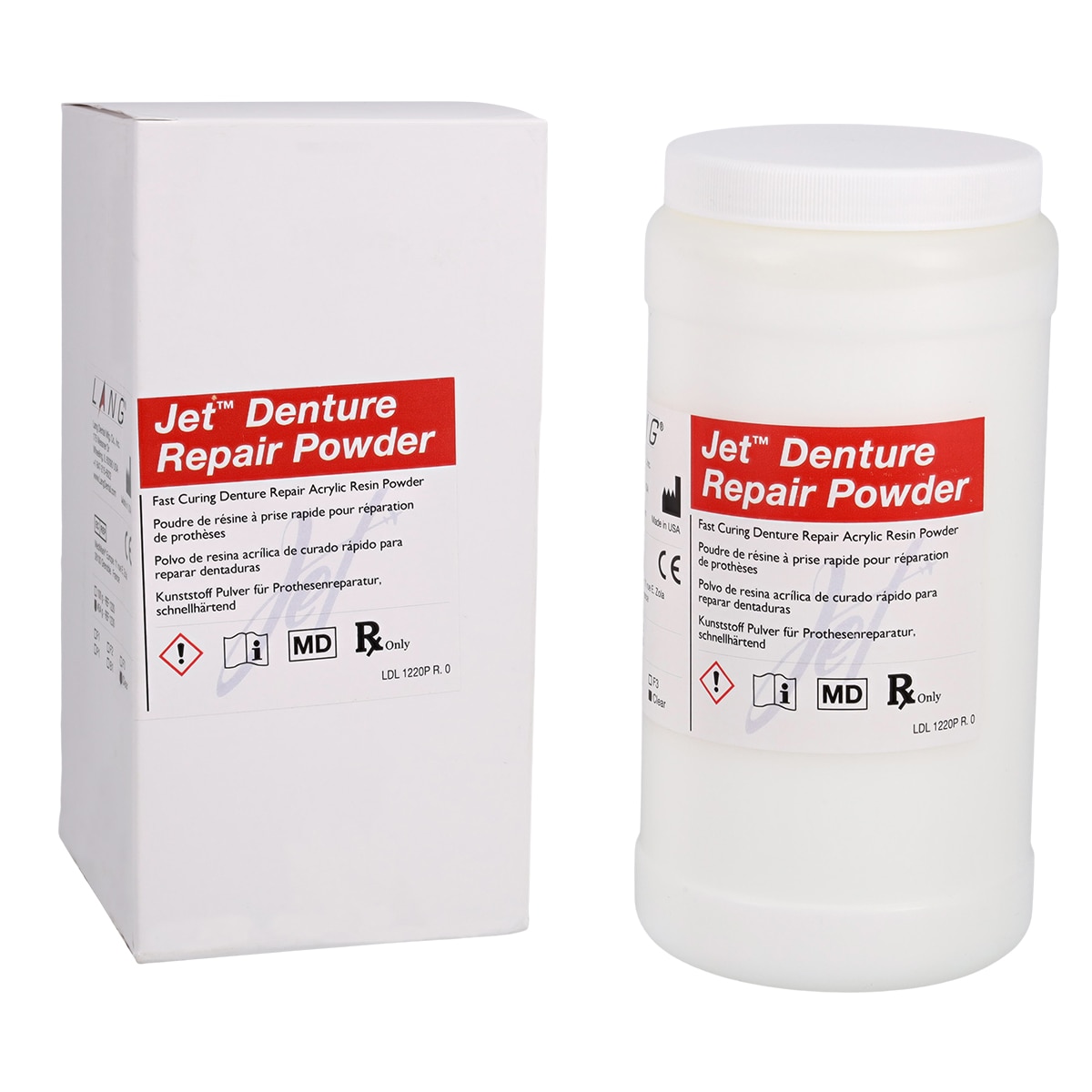 Jet Denture Denture Resin Acrylic Repair Self Cure Clear Bt