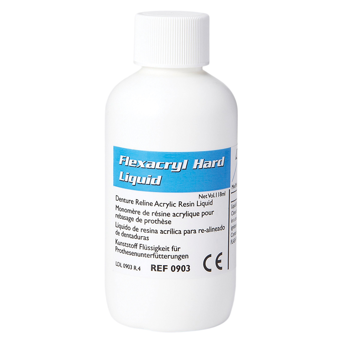 Flexacryl Reline Material Hard Acrylic Resin 118ml/Ea