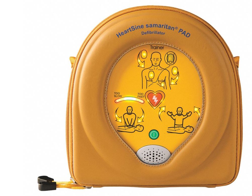 HeartSine Samaritan PAD 350P Defibrillator Trainer Nw 1-9/10x7-1/4x8 150-200J Ea