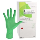 GAMMEX Non-Latex PI Underglove Polyisoprene Surgical Gloves 6 Green 50Pr/Bx