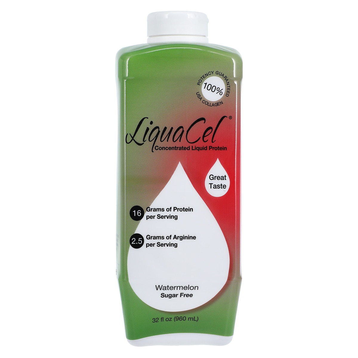 LiquaCel Bottle Protein Watermelon 32oz Bottle 6/Ca