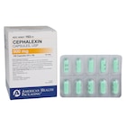 Cephalexin Capsules 500mg Unit Dose 10x10/Package Each