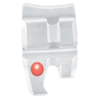 NeoLucent Plus MBT Rx Ceramic Bracket .022 LR3 -6T 3A 0O With Hook 5/Pk