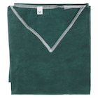 Patient Scrub Shirt Linen Like Non Woven Material Medium Dark Green 30/Ca