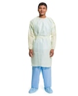 Isolation Gown AAMI Level 2 Sft Lghtwght Nn Irtng SMS Mtrl X-Large Yellow 100/Ca