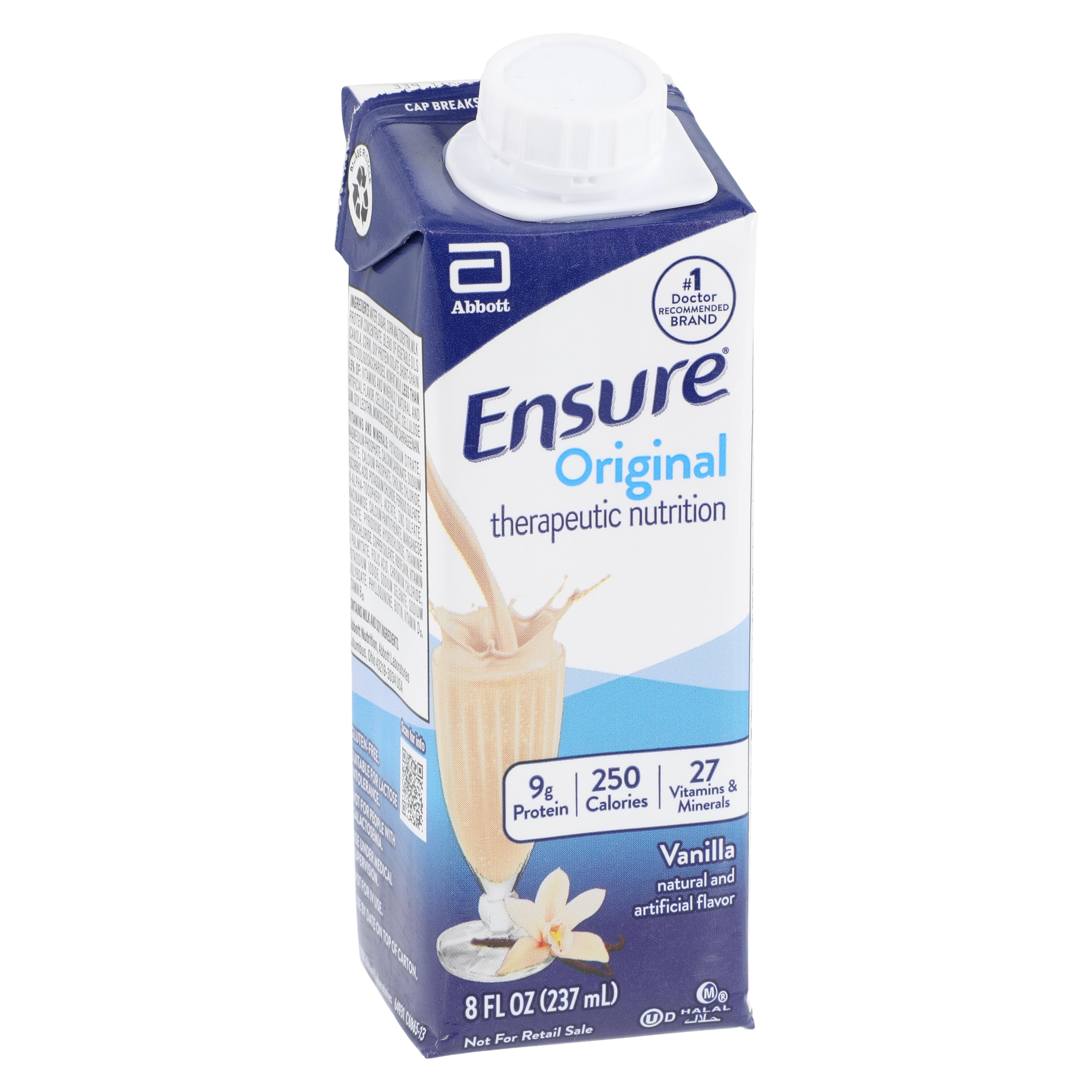 Ensure Original Drink Shake Vanilla 8oz Carton 24/Ca