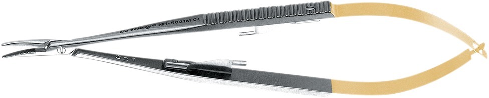 Naaldvoerder - NH5021M, Castroviejo, 14 cm gebogen - Permasharp