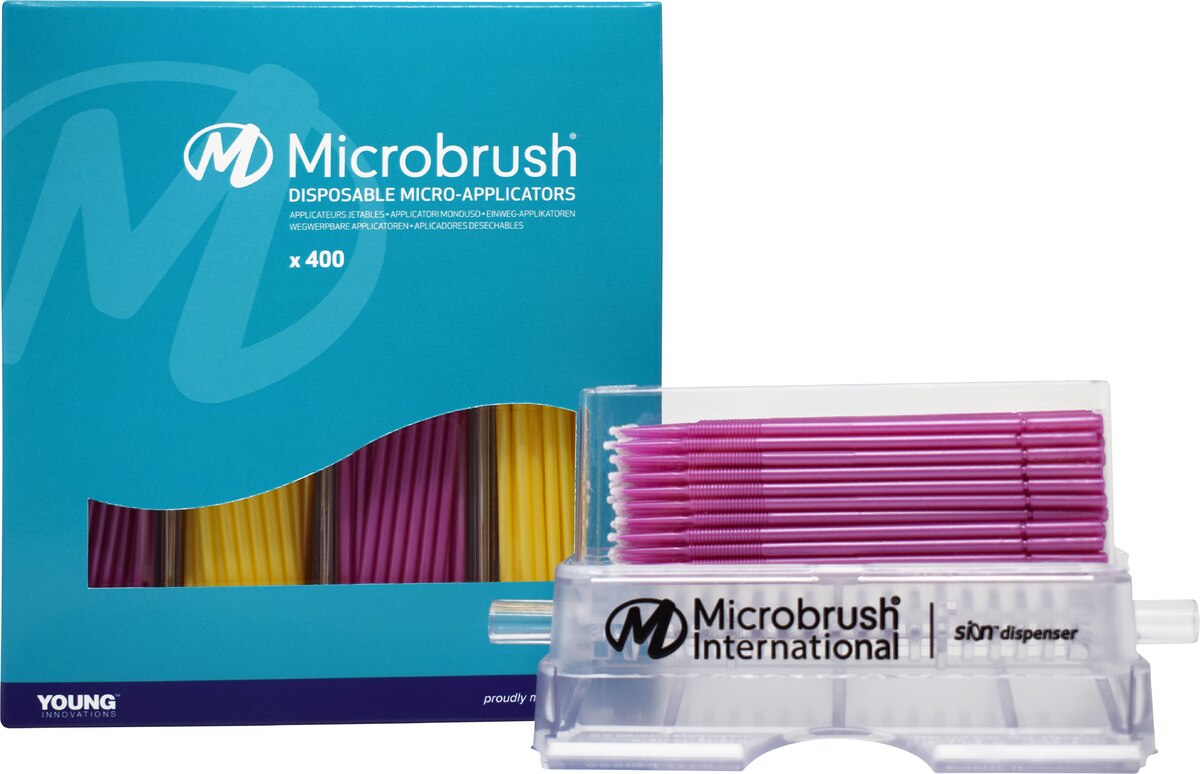 Microbrush Plus dispenser-Kit fine - PF400KIT - Fine is 1,5 mm.