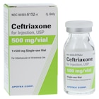 Ceftriaxone Sodium Injection 500mg/vl Powder SDV Each