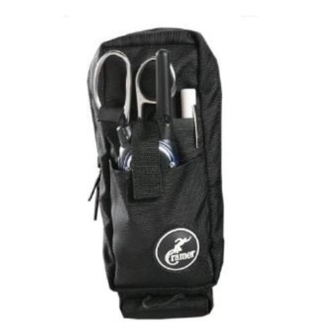 Sidekick Athletic Trainer Bag 4.5x4x10" Black Zipper Closure