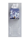 Hold It Tissue Box Holder White Ea