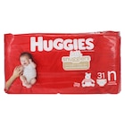 Huggies Diaper Maximum Unisex White Fragrance Free 0-10lbs 31/Pk