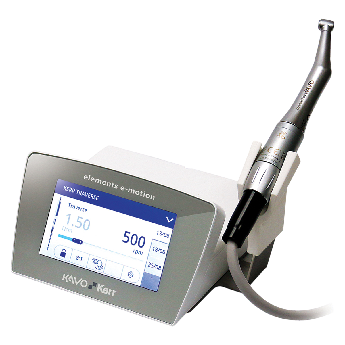 elements e-motion Motor & Handpiece System Contra Angle 8:1 Ea