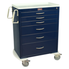 M-Series Medical Cart 5" Caster (6) Drawer Key Lock