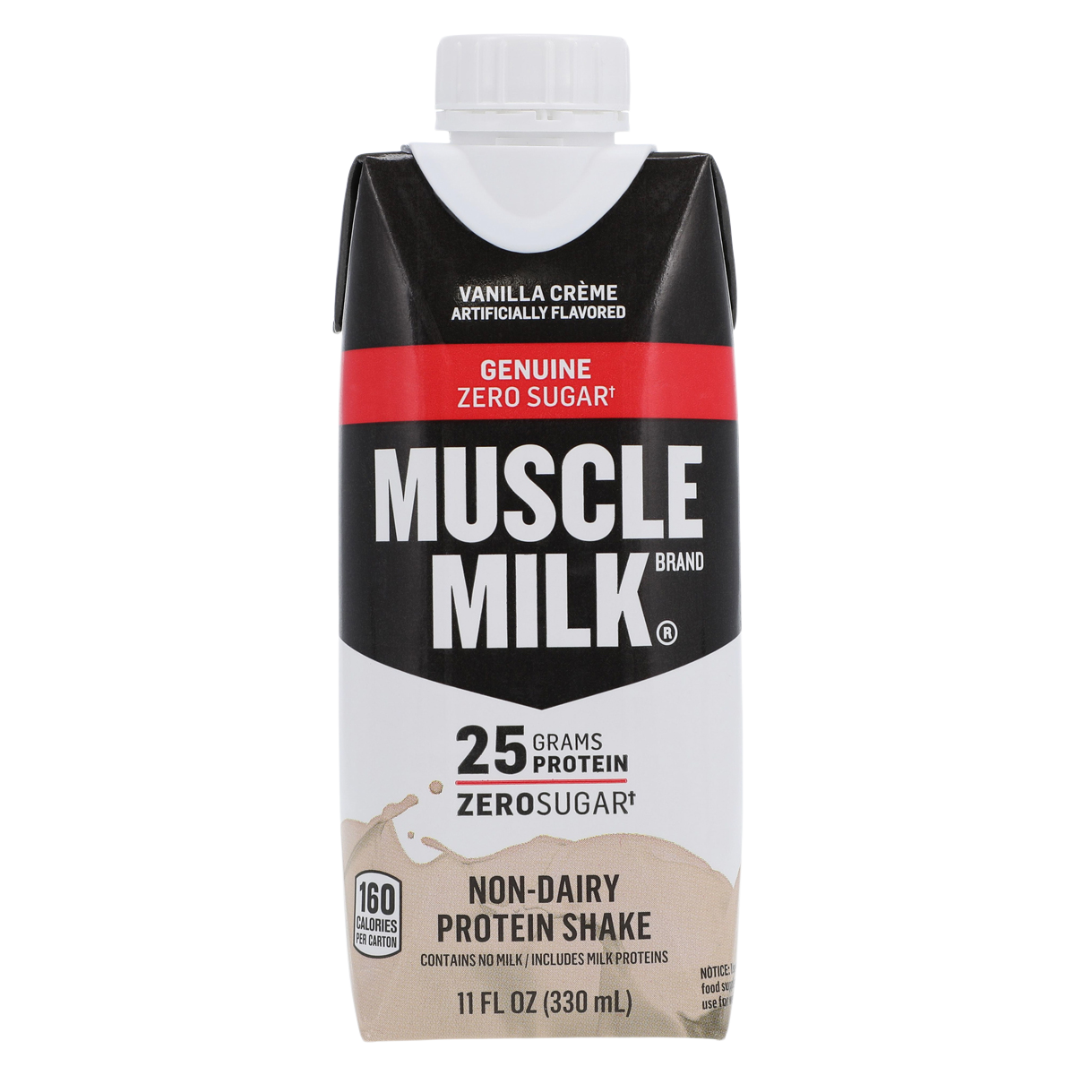 Muscle Milk Protein Shake Genuine RTD Vanilla 11oz Carton 12/Ca